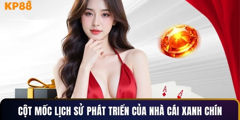 Cột mốc lịch sử phát triển của nhà cái xanh chín